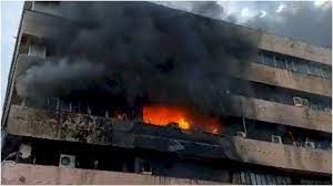 bhavan Fire broke out in Vallabh