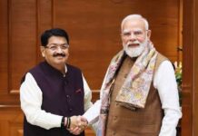 झारखंड से राज्यसभा चुनाव में जीत कर परिमल नाथवानी पीएम मोदी से मिले