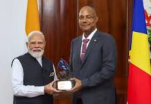 सेशेल्स ने PM मोदी को दिया ‘गार्डियन ऑफ द ब्लू होराइजन’ अवॉर्ड