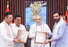 अमित शाह की मौजूदगी में बरसों लंबित यमुना जल विवाद सुलझा
