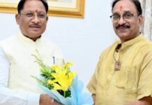 मुख्यमंत्री से छत्तीसगढ़ योग आयोग के नवनियुक्त अध्यक्ष संजय अग्रवाल ने की सौजन्य मुलाकात
