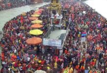 हरिद्वार में उमड़ा डाक कांवड़ियों का सैलाब, 500 CCTV से रखी जा रही नजर