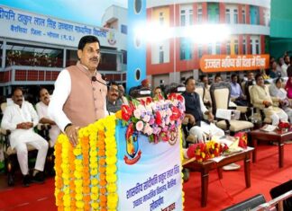 मुख्यमंत्री डॉ. यादव ने बैरसिया में सांदीपनि विद्यालय का हुआ लोकार्पण